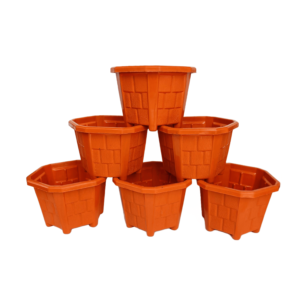 Hexagonal Small Plant Pots